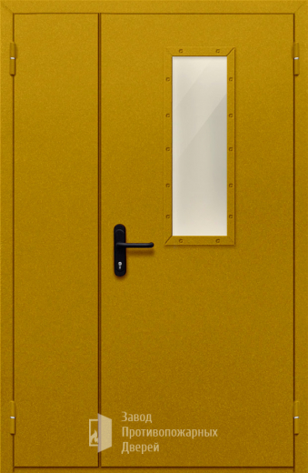 Фото двери «Полуторная со стеклом №25» в Мытищам