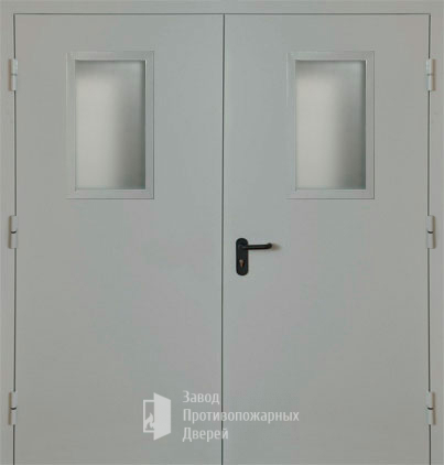 Фото двери «Двупольная со стеклом EI-30» в Мытищам