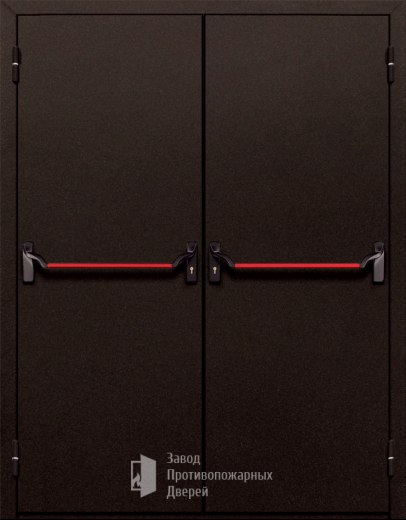 Фото двери «Двупольная глухая с антипаникой №110» в Мытищам