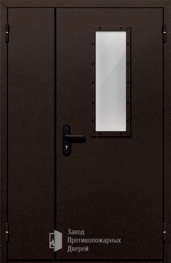 Фото двери «Полуторная со стеклом №210» в Мытищам