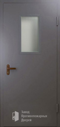 Фото двери «Техническая дверь №4 однопольная со стеклопакетом» в Мытищам