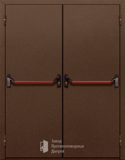 Фото двери «Двупольная глухая с антипаникой №18» в Мытищам