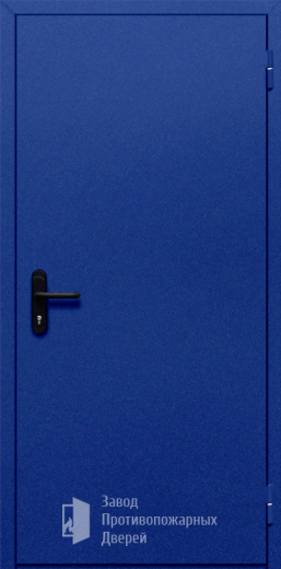 Фото двери «Однопольная глухая (синяя)» в Мытищам