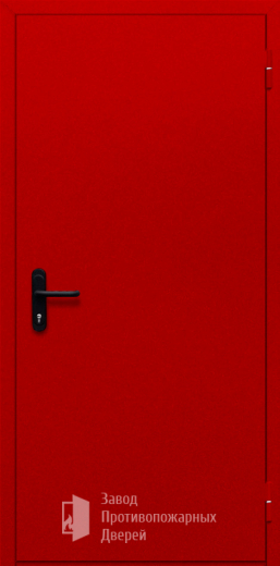 Фото двери «Однопольная глухая (красная)» в Мытищам