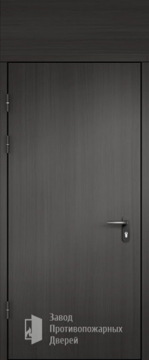 Фото двери «МДФ однопольная с фрамугой №27» в Мытищам