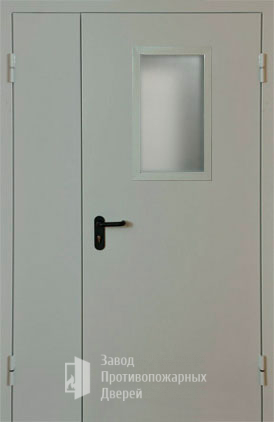 Фото двери «Полуторная со стеклом EI-30» в Мытищам