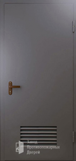 Фото двери «Техническая дверь №3 однопольная с вентиляционной решеткой» в Мытищам