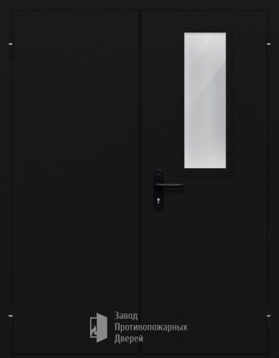 Фото двери «Двупольная со одним стеклом №44» в Мытищам
