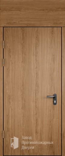Фото двери «МДФ однопольная с фрамугой №28» в Мытищам