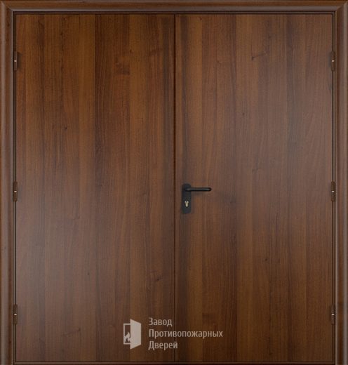 Фото двери «Двупольная МДФ глухая EI-30» в Мытищам
