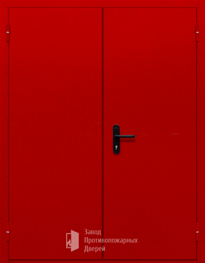 Фото двери «Двупольная глухая (красная)» в Мытищам
