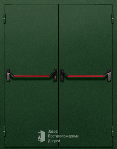 Фото двери «Двупольная глухая с антипаникой №19» в Мытищам