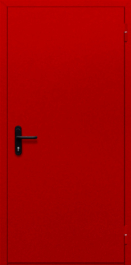 Фото двери «Однопольная глухая (красная)» в Мытищам