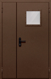 Фото двери «Полуторная со стеклом №88» в Мытищам