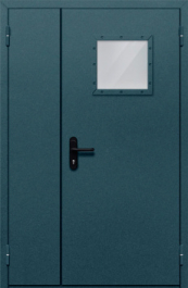 Фото двери «Полуторная со стеклом №87» в Мытищам