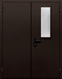 Фото двери «Двупольная со одним стеклом №410» в Мытищам