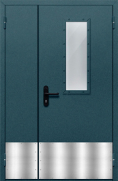 Фото двери «Полуторная с отбойником №34» в Мытищам