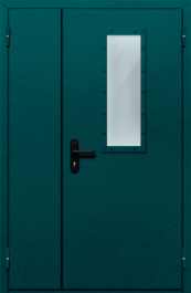 Фото двери «Полуторная со стеклом №26» в Мытищам