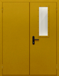 Фото двери «Двупольная со одним стеклом №45» в Мытищам
