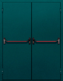 Фото двери «Двупольная глухая с антипаникой №16» в Мытищам