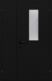 Фото двери «Полуторная со стеклом №24» в Мытищам