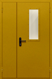 Фото двери «Полуторная со стеклом №25» в Мытищам