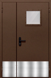 Фото двери «Полуторная с отбойником №35» в Мытищам