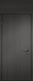 Фото двери «МДФ однопольная с фрамугой №27» в Мытищам