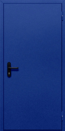 Фото двери «Однопольная глухая (синяя)» в Мытищам
